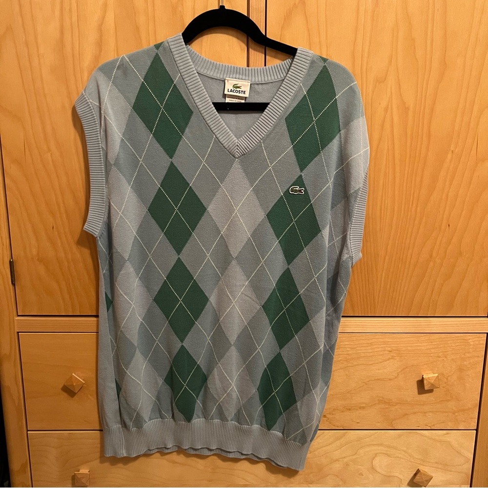 lacoste vintage vest